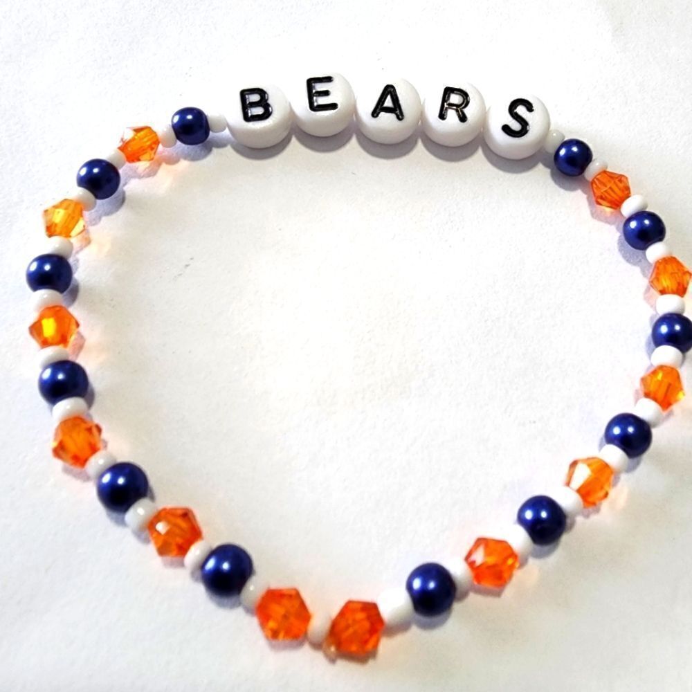 Chicago Bears Custom NFL Bracelet